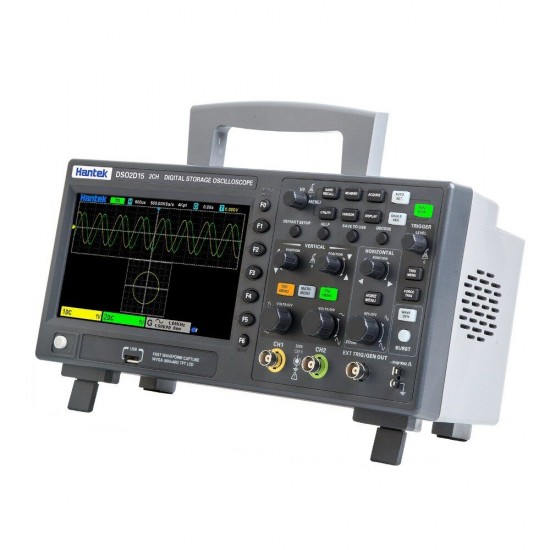 DSO2D15 Dual-Channel + AFG Digital Storage Oscilloscope 150MHz 1GSa/s Signal Generator Oscilloscope 2 In 1 DSO2D15 Dual-Channel + AFG Digital Storage Oscilloscope 150MHz 1GSa/s Signal Generator Oscilloscope 2 In 1