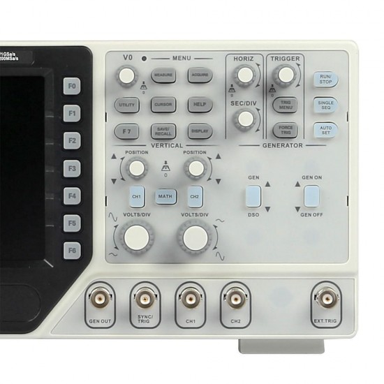 DSO4102C Handheld Digital Multimeter Oscilloscope USB 100MHz 2 Channels LCD Display + Arbitrary/Function Waveform Generator