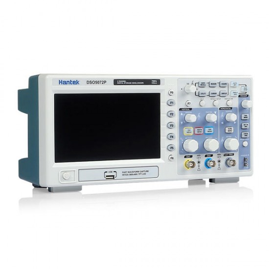 DSO5072P Digital Storage Oscilloscope 70MHz 2Channels 1GSa/s 7inch TFT LCD