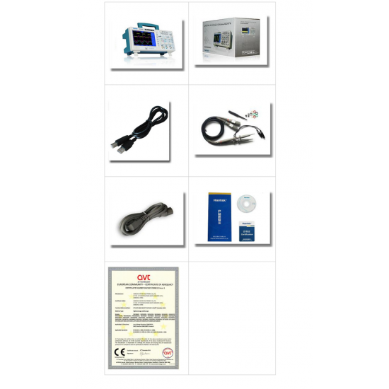 DSO5102P USB Digital Storage Oscilloscope 2Channels 100MHz 1GSa/s