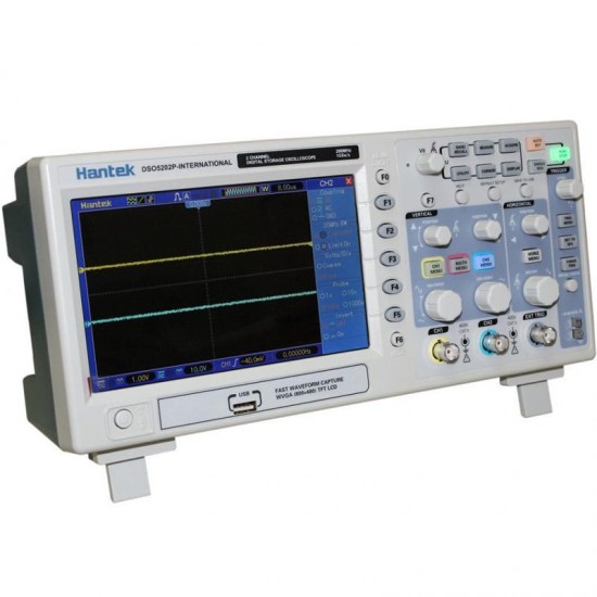 DSO5202P Digital Oscilloscope 200MHz Bandwidth 2 Channels 1GSa/s 7inch TFT LCD PC USB Portable Oscilloscope Electrical Tool