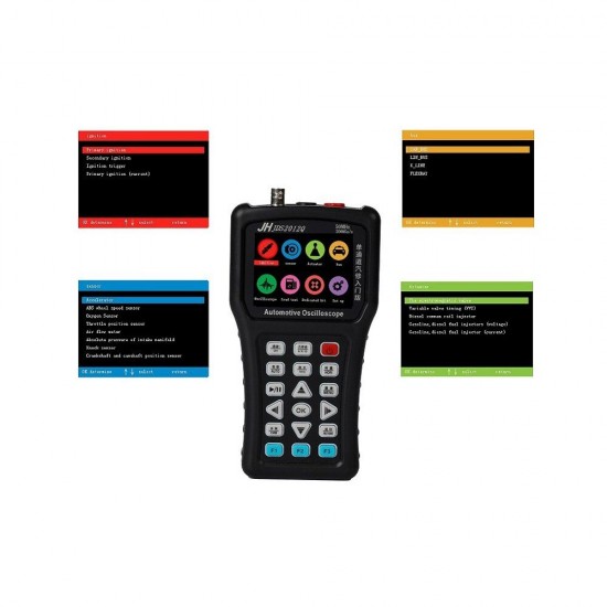 JDS2012Q Handheld Single-channel Digital Oscilloscope + Multimeter + Load Test Support Analog Bandwidth Storage Waveform JDS2012Q Handheld Single-channel Digital Oscilloscope + Multimeter + Load Test Support Analog Bandwidth Storage Waveform