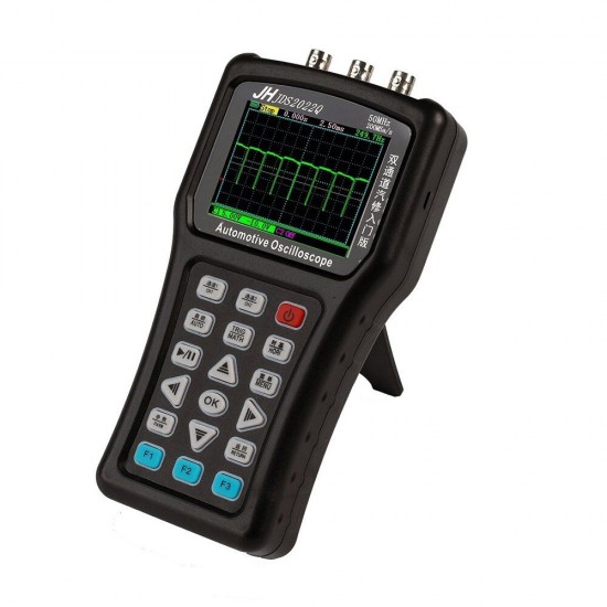 JDS2022Q Dual-channel Digital Oscilloscope + Car Signal Simulator Support Analog Bandwidth Storage Waveform Handheld JDS2022Q Dual-channel Digital Oscilloscope + Car Signal Simulator Support Analog Bandwidth Storage Waveform Handheld