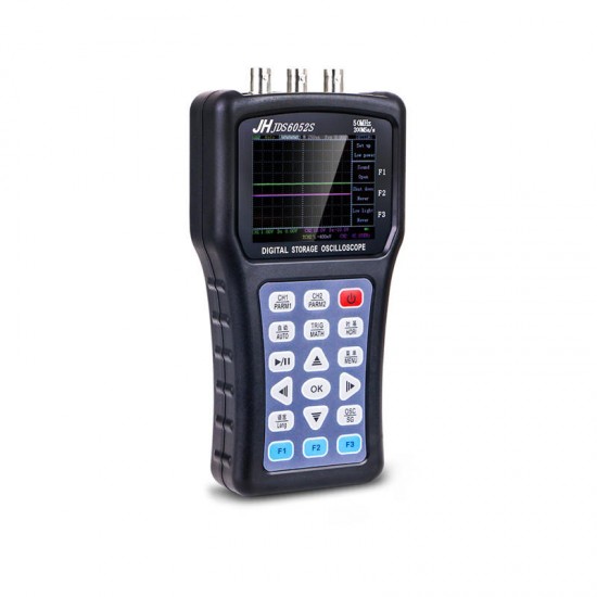 JDS6052S Handheld Dual Channel Digital 50M Bandwidth Oscilloscope+5M Function Signal Generator with 2.8-inch Screen JDS6052S Handheld Dual Channel Digital 50M Bandwidth Oscilloscope+5M Function Signal Generator with 2.8-inch Screen