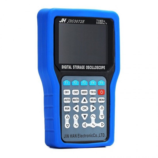 JDS3051A/JDS3072E/JDS3082A Hand-held Digital Oscilloscope 2 Channel Max 500MSa/s Sampling Rate 50-80MHz Bandwidth Oscilloscope With Signal Generator 6000 Counts Digital Multimeter 3 in 1 JDS3051A/JDS3072E/JDS3082A Hand-held Digital Oscilloscope 2 Channel Max 500MSa/s Sampling Rate 50-80MHz Bandwidth Oscilloscope With Signal Generator 6000 Counts Digital Multimeter 3 in 1