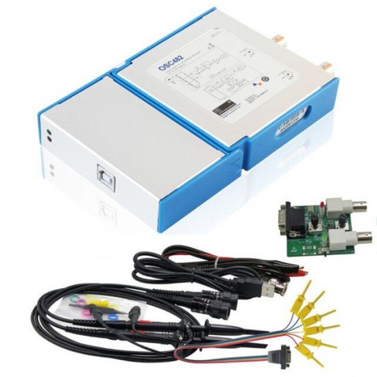 OSC482H USB PC Handheld Oscilloscope 2 Channel 20Mhz Bandwidth 50MSa/s Sampling Rate OSC482H USB PC Handheld Oscilloscope 2 Channel 20Mhz Bandwidth 50MSa/s Sampling Rate