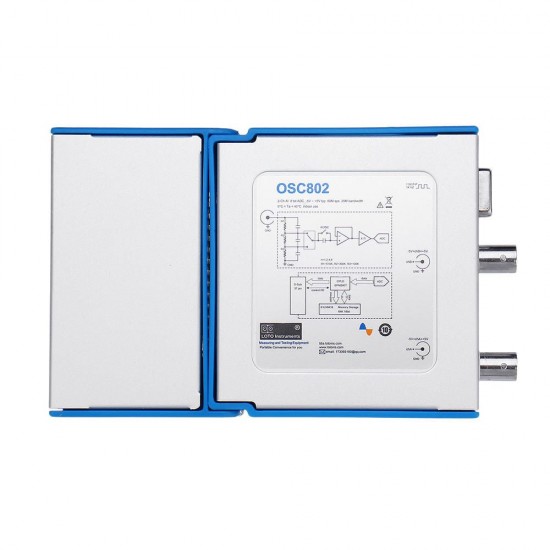 OSC802 Virtual Oscilloscope USB PC Oscilloscope OSC802 80M Sampling 25M Bandwidth Dual Channel