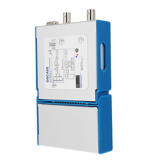 OSCA02 35MHz 2 CH Oscilloscope 100M/s Sampling Rate Hand-held Portable USB PC Virtual Digital Oscilloscope