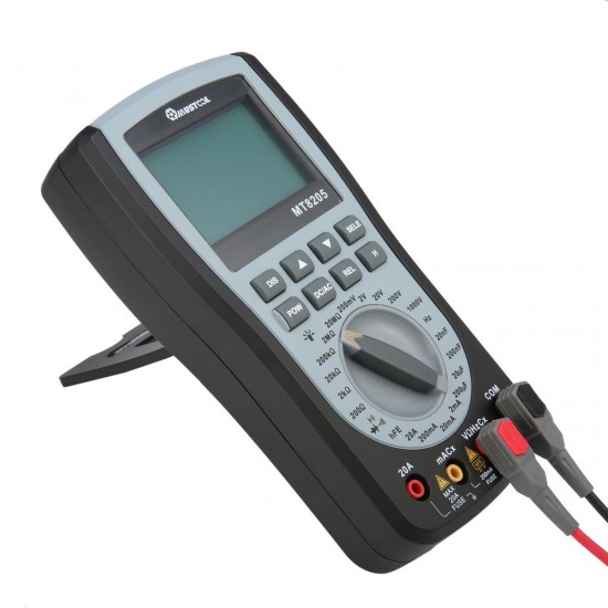 MT8205 2 in 1 Digital Intelligent Handheld Storage Oscilloscope Multimeter AC/DC Current Voltage Resistance Frequency Diode Tester