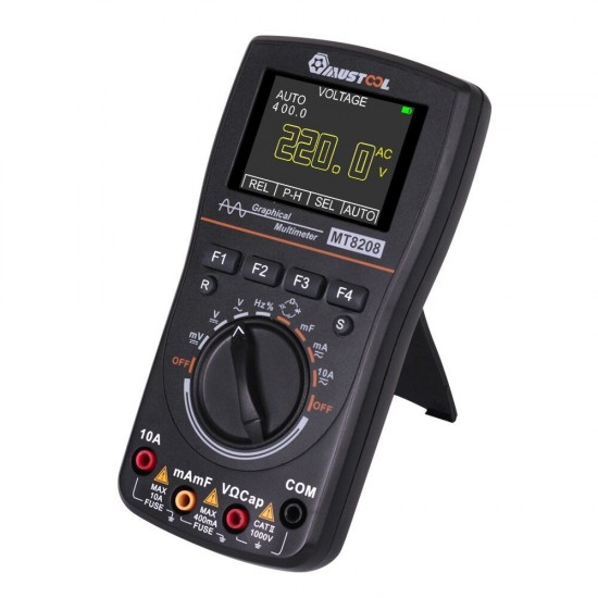 ET828 HD Intelligent Graphical Digital Oscilloscope Multimeter 2 in 1 With 2.4 Inches Color Screen 1MHz Bandwidth 2.5Msps Sampling Rate for DIY and Electronic Test Upgraded from MT8206 ET828 HD Intelligent Graphical Digital Oscilloscope Multimeter 2 in 1 With 2.4 Inches Color Screen 1MHz Bandwidth 2.5Msps Sampling Rate for DIY and Electronic Test Upgraded from MT8206