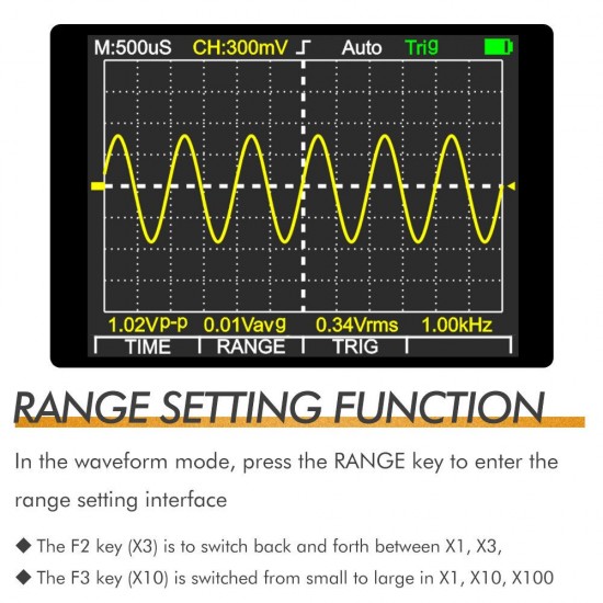 ET828 HD Intelligent Graphical Digital Oscilloscope Multimeter 2 in 1 With 2.4 Inches Color Screen 1MHz Bandwidth 2.5Msps Sampling Rate for DIY and Electronic Test Upgraded from MT8206