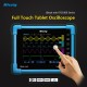 TO1102 Digital Tablet Oscilloscope 100MHz 2CH 28Mpts Automotive Diagnostic Touchscreen Digital-oscilloscope