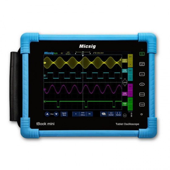 TO1152 Digital Tablet Oscilloscope 150MHz 2CH 1G Sa/s Real Time Sampling Rate Automotive Oscilloscopes Kit