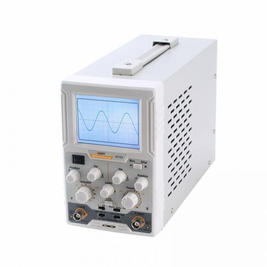 AS101 Digital Oscillosopce Benchtop 1 Channel 100MS/s Portable 10MHZ Osciloscopce