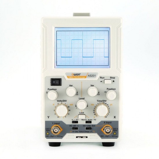 AS201 Digital Oscillosopce Benchtop 1 Channel 100MS/s Portable 20MHZ Osciloscopce