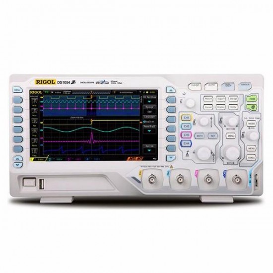 DS1054Z Digital 4 Channels 50MHz Bandwidth 1GS/s 7inch WVGA 12Mpts 30,000wfm Oscilloscope DS1054Z Digital 4 Channels 50MHz Bandwidth 1GS/s 7inch WVGA 12Mpts 30,000wfm Oscilloscope