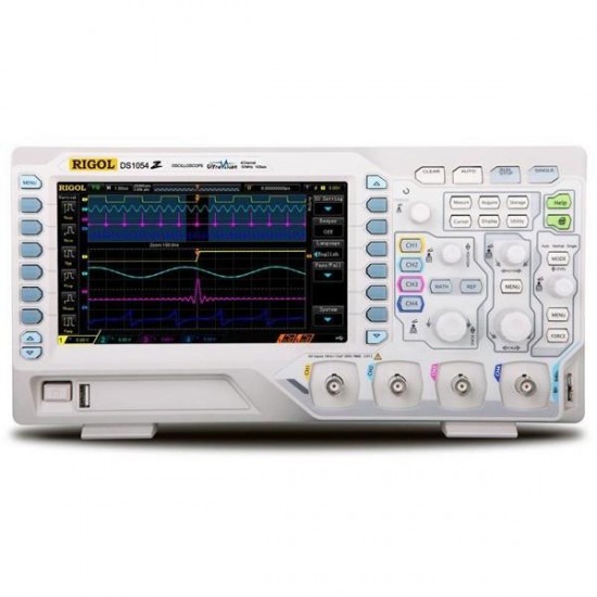 DS1054Z Digital 4 Channels 50MHz Bandwidth 1GS/s 7inch WVGA 12Mpts 30,000wfm Oscilloscope