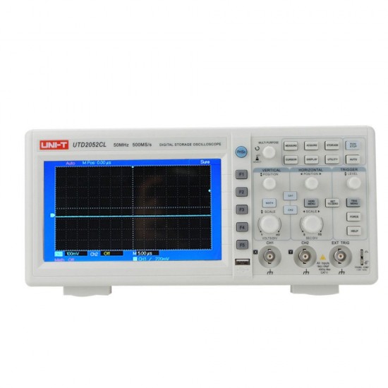 UTD2052CL 7.0 inch LCD 50MHz Professional Digital Oscilloscope