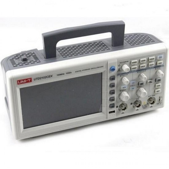 UTD2102CEX Digital 2 Channels 1G 100MHz 7 Inch TFT LCD Storage Oscilloscope UTD2102CEX Digital 2 Channels 1G 100MHz 7 Inch TFT LCD Storage Oscilloscope