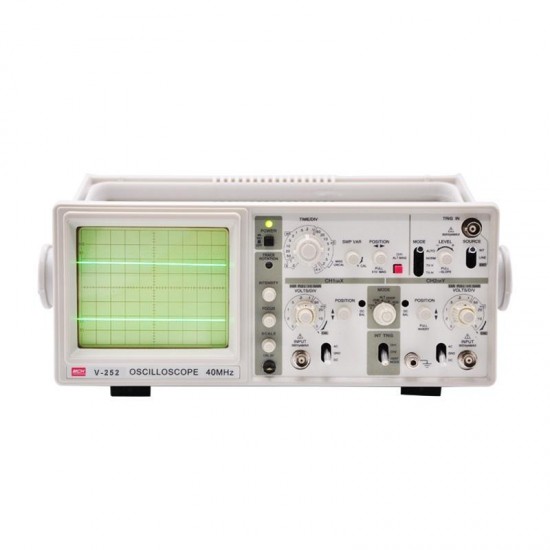 V-252 Portable 20Mhz Analog Oscilloscope With 6'' CRT 2 Channels 2 Tracing Dual Channel Oscilloscope