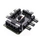 1 to 8 8Channel 3Pin Fan Hub PWM Molex Splitter PC Mining Cable 12V Power Supply Cooler Cooling Speed Controller Adapter 1 to 8 8Channel 3Pin Fan Hub PWM Molex Splitter PC Mining Cable 12V Power Supply Cooler Cooling Speed Controller Adapter