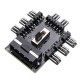 1 to 8 8Channel 3Pin Fan Hub PWM Molex Splitter PC Mining Cable 12V Power Supply Cooler Cooling Speed Controller Adapter 1 to 8 8Channel 3Pin Fan Hub PWM Molex Splitter PC Mining Cable 12V Power Supply Cooler Cooling Speed Controller Adapter