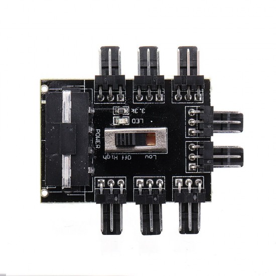 1 to 8 8Channel 3Pin Fan Hub PWM Molex Splitter PC Mining Cable 12V Power Supply Cooler Cooling Speed Controller Adapter 1 to 8 8Channel 3Pin Fan Hub PWM Molex Splitter PC Mining Cable 12V Power Supply Cooler Cooling Speed Controller Adapter