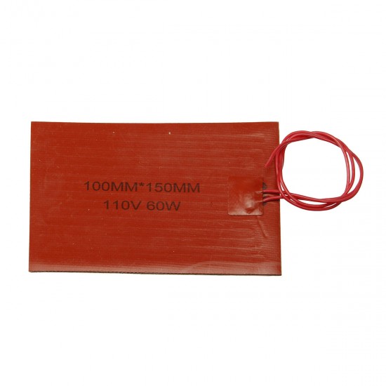 100-400mm 40-500W 110V Heated Bed Heater Pad Silicone Heating Mat 100-400mm 40-500W 110V Heated Bed Heater Pad Silicone Heating Mat