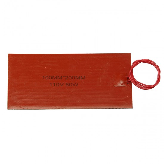 100-400mm 40-500W 110V Heated Bed Heater Pad Silicone Heating Mat 100-400mm 40-500W 110V Heated Bed Heater Pad Silicone Heating Mat