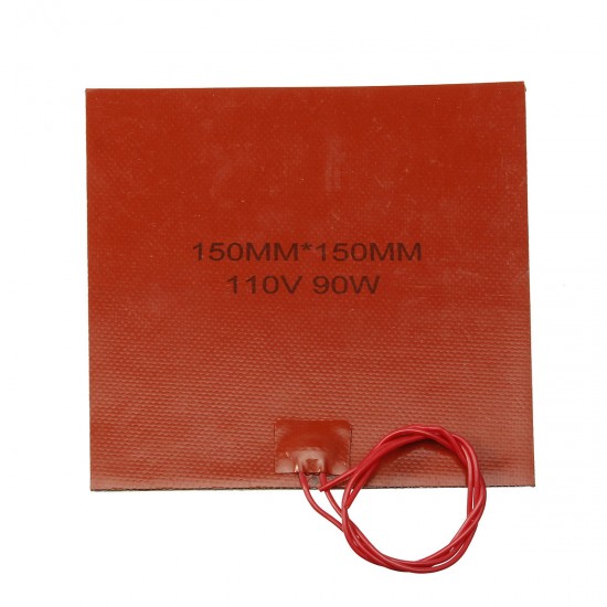 100-400mm 40-500W 110V Heated Bed Heater Pad Silicone Heating Mat 100-400mm 40-500W 110V Heated Bed Heater Pad Silicone Heating Mat