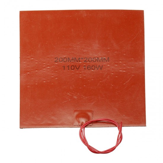 100-400mm 40-500W 110V Heated Bed Heater Pad Silicone Heating Mat 100-400mm 40-500W 110V Heated Bed Heater Pad Silicone Heating Mat