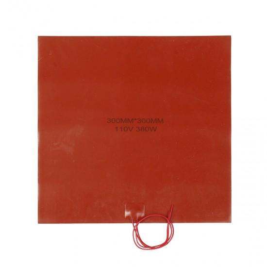 100-400mm 40-500W 110V Heated Bed Heater Pad Silicone Heating Mat 100-400mm 40-500W 110V Heated Bed Heater Pad Silicone Heating Mat