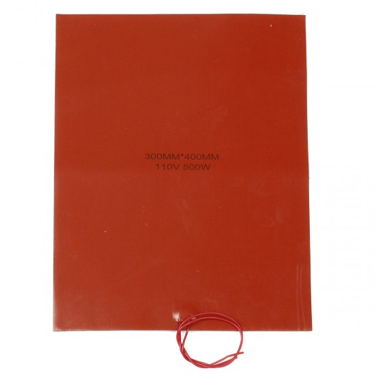 100-400mm 40-500W 110V Heated Bed Heater Pad Silicone Heating Mat 100-400mm 40-500W 110V Heated Bed Heater Pad Silicone Heating Mat
