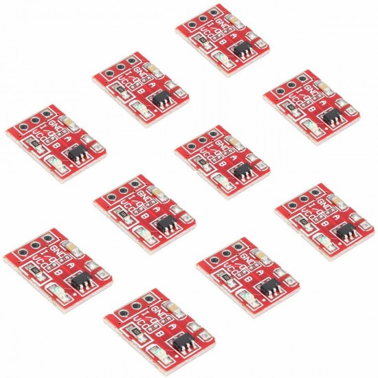 10Pcs 2.5-5.5V TTP223 Capacitive Touch Switch Button Self Lock Module