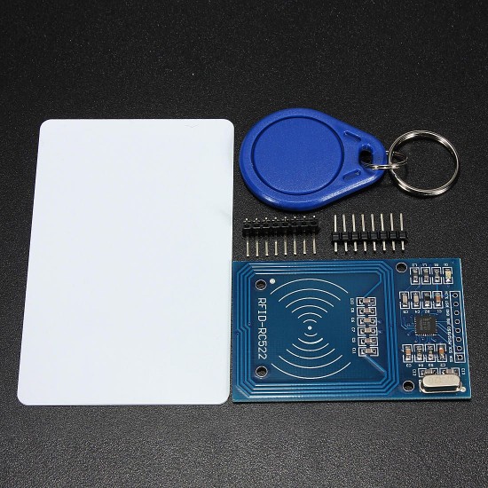 10Pcs 3.3V RC522 Chip IC Card Induction Module RFID Reader 13.56MHz 10Mbit/s for Arduino - products that work with official Arduino boards 10Pcs 3.3V RC522 Chip IC Card Induction Module RFID Reader 13.56MHz 10Mbit/s for Arduino - products that work with official Arduino boards