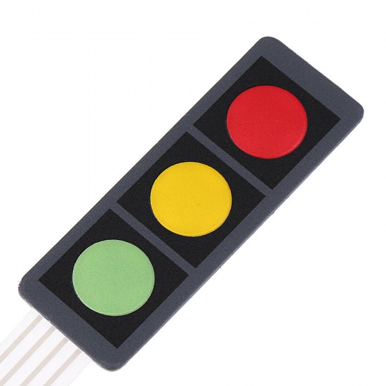 10Pcs 3Key Press Film Switch Module Single Chip Microcomputer Extended Keyboard Electronic Switch Module 10Pcs 3Key Press Film Switch Module Single Chip Microcomputer Extended Keyboard Electronic Switch Module