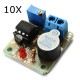 10Pcs 9V 12V Battery Sound and Light Alarm Protection Module Against Over-discharge Board 10Pcs 9V 12V Battery Sound and Light Alarm Protection Module Against Over-discharge Board