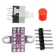 10Pcs CJMCU-010 With Lock Button Self-locking Switch Double Row Switch