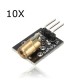10Pcs KY-008 Laser Transmitter Module AVR PIC 10Pcs KY-008 Laser Transmitter Module AVR PIC