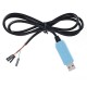 10Pcs PL2303 USB to TTL USB to Serial Port PL2303 Module Brush Line 4PIN DuPont Cable