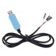 10Pcs PL2303 USB to TTL USB to Serial Port PL2303 Module Brush Line 4PIN DuPont Cable