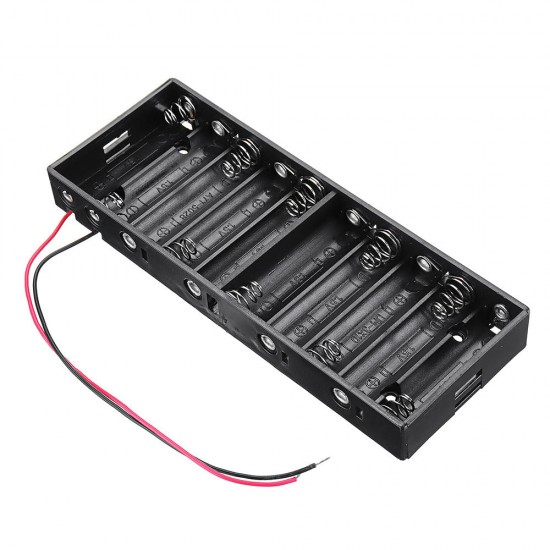 10pcs 10 Slots AA Battery Box Battery Holder Board for 10xAA Batteries DIY kit Case