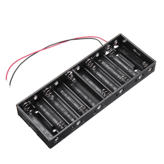 10pcs 10 Slots AA Battery Box Battery Holder Board for 10xAA Batteries DIY kit Case
