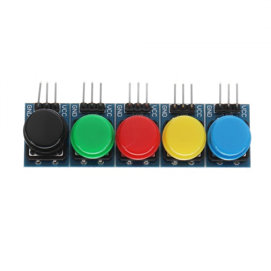 10pcs 12x12MM Big Key Module WAVGAT Push Button Switch Module With Hat High Level Output