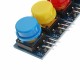 10pcs 12x12MM Big Key Module WAVGAT Push Button Switch Module With Hat High Level Output