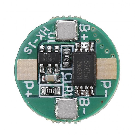 10pcs 1S 3.7V 18650 Lithium Battery Protection Board 2.5A Li-ion BMS with Overcharge and Over Discharge Protection