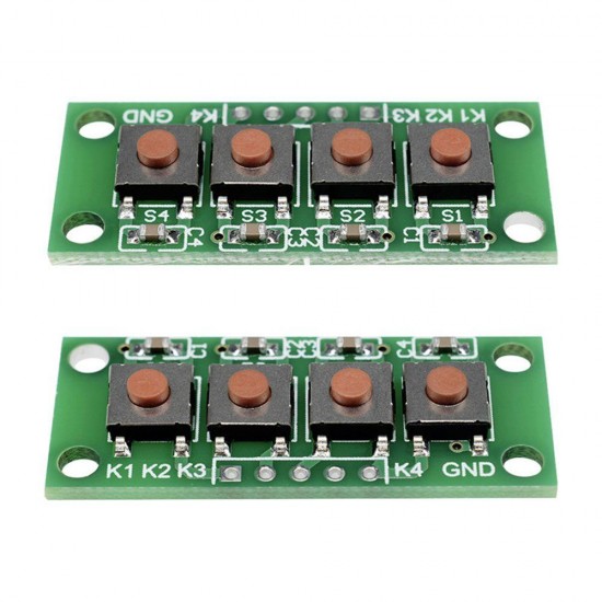 10pcs 1x4 4 Keys Button 5 Pin Keypad Keyboard Module Mcu Board for Student Class Design Graduation Project Ex 10pcs 1x4 4 Keys Button 5 Pin Keypad Keyboard Module Mcu Board for Student Class Design Graduation Project Ex