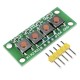 10pcs 1x4 4 Keys Button 5 Pin Keypad Keyboard Module Mcu Board for Student Class Design Graduation Project Ex