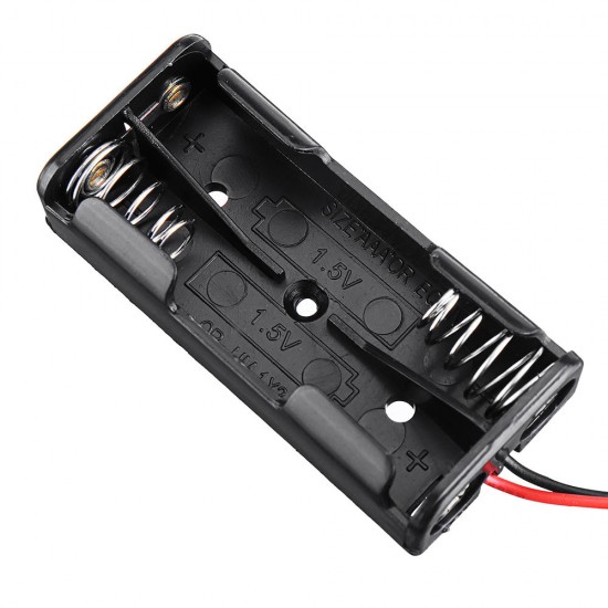 10pcs 2 Slots AAA Battery Box Battery Holder Board with Switch for2xAAA Batteries DIY kit Case