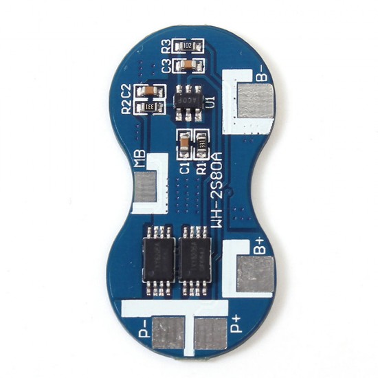 10pcs 2S Li-ion 18650 Lithium Battery Charger Protection Board 7.4V Overcurrent Overcharge Overdischarge Protection